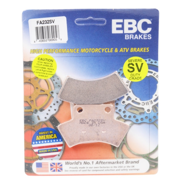 EBC  "SV" Severe Duty Brake Pad Sintered Metal Pads - Rear