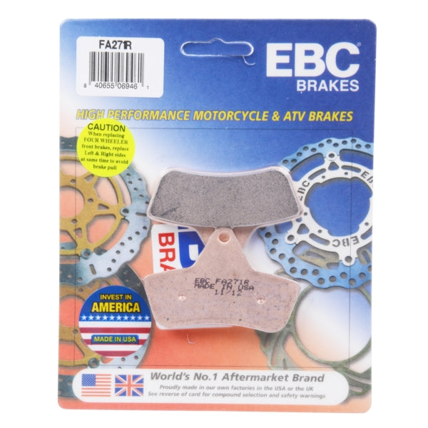 EBC  “R“ Long Life Sintered Brake Pad Semi Metallic - Front/Rear