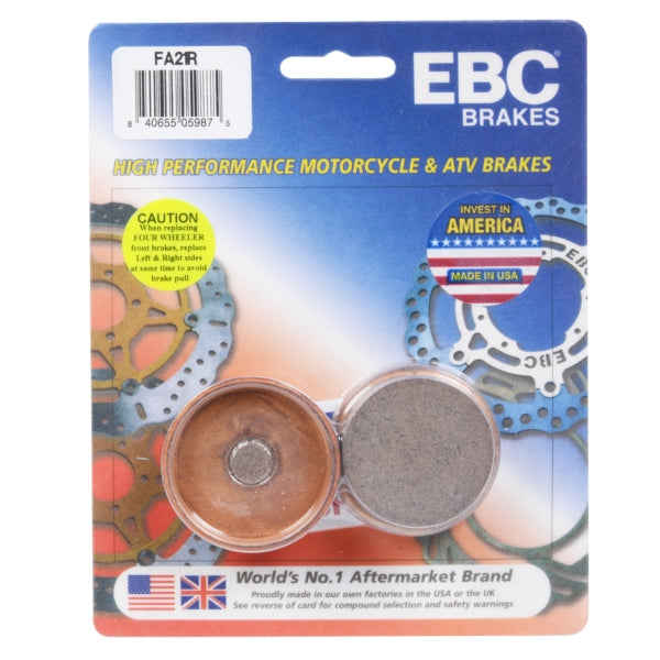 EBC  “R“ Long Life Sintered Brake Pad Long life Sintered Metal - Rear