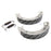 EBC  "G" Grooved Brake Shoes Sintered metal - Rear