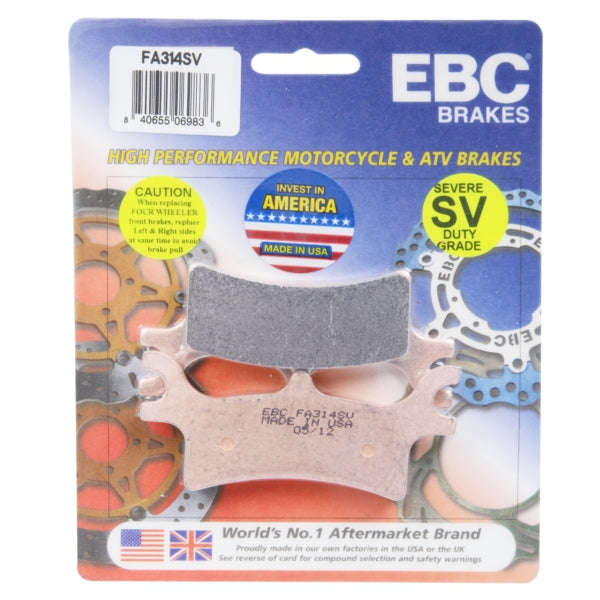 EBC  "SV" Severe Duty Brake Pad Sintered Metal Pads - Rear