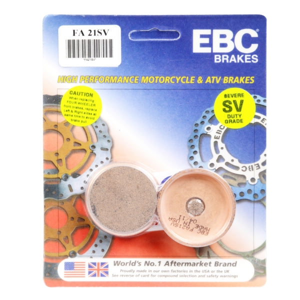 EBC  "SV" Severe Duty Brake Pad Sintered Metal Pads - Rear