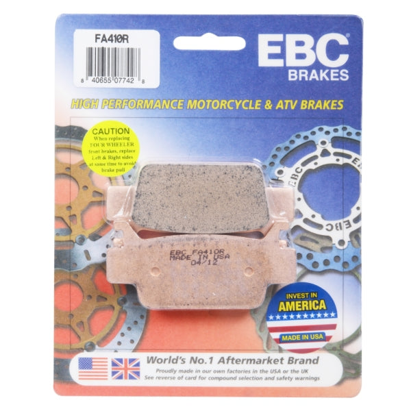 EBC  “R“ Long Life Sintered Brake Pad Long life Sintered Metal - Front/Rear