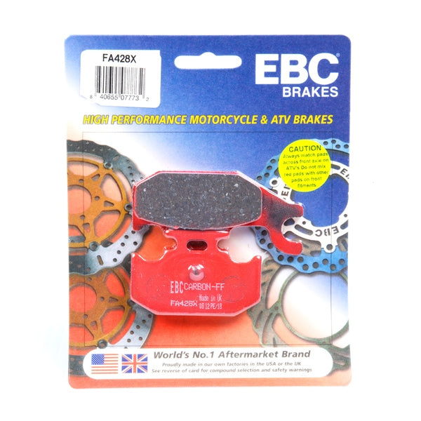 EBC  "X" Carbon Graphite Brake Pad Carbon graphite - Rear