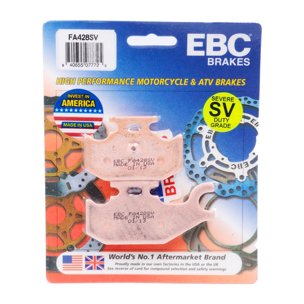 EBC  "SV" Severe Duty Brake Pad Sintered Metal Pads - Rear