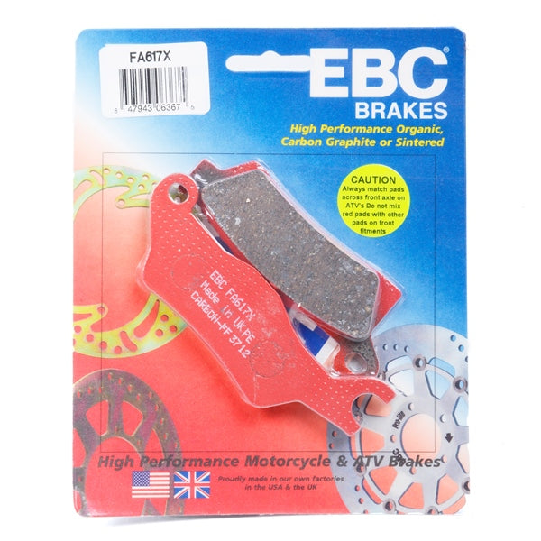 EBC  "X" Carbon Graphite Brake Pad Carbon graphite - Front/Rear