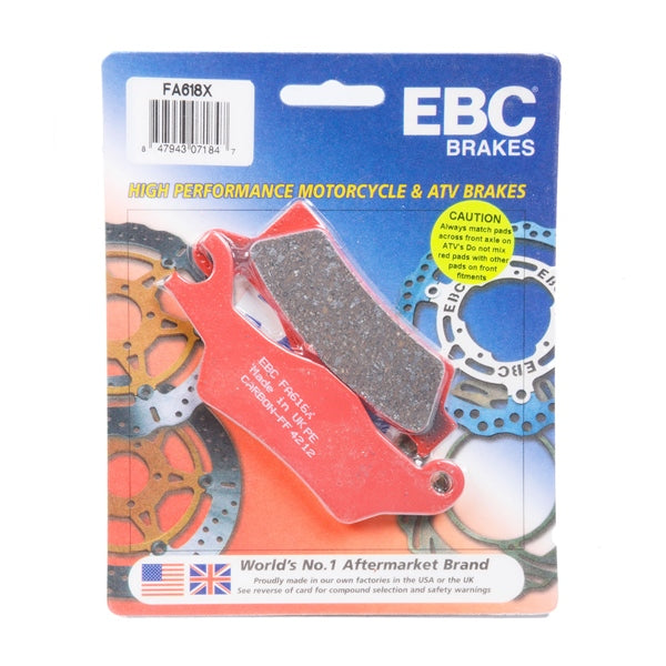 EBC  "X" Carbon Graphite Brake Pad Carbon graphite - Front/Rear