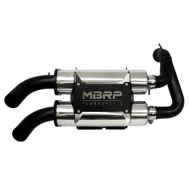 MBRP Powersports PowerTech 4 Slip-on Exhaust Fits Polaris