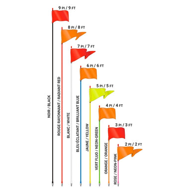 FIRESTIK Safety Flag 6' - No