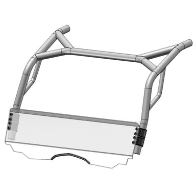 Direction 2 Short Windshield - Scratch Resistant Fits CFMoto