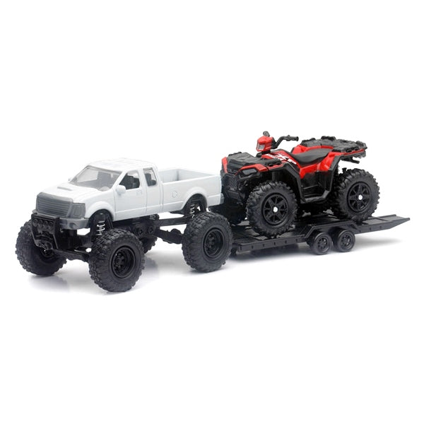 New Ray Toys Scale Model - Truck with Polaris ATV