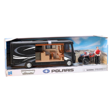 New Ray Toys Scale Model - Polaris with RV & Figure