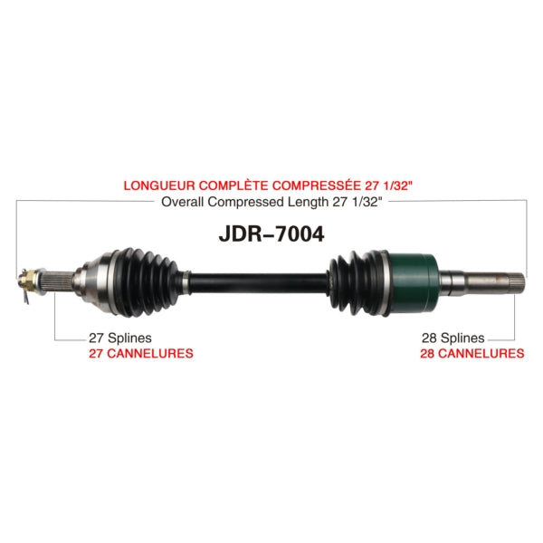 TrakMotive Complete Axle Fits John Deere