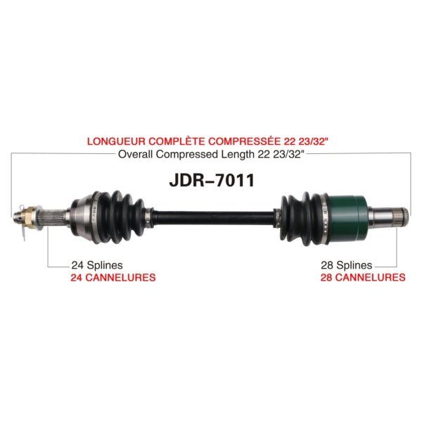 TrakMotive Complete Axle Fits John Deere