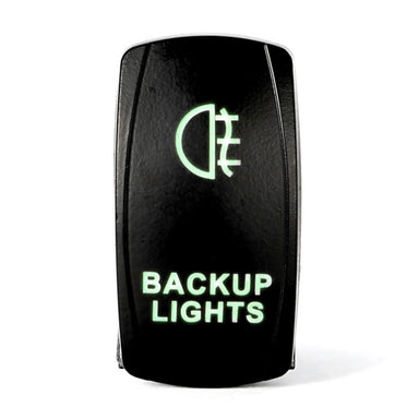 Quake LED Backup LED Switch Rocker - QRS-BL-G