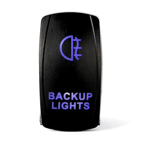 Quake LED Backup LED Switch Rocker - QRS-BL-B