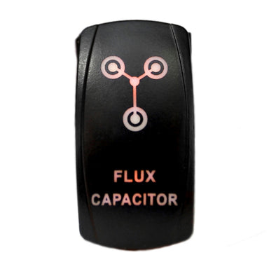 Quake LED Flux Capacitor LED Switch Rocker - QRS-FC-R