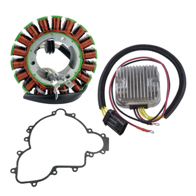 Kimpex HD Stator, Mosfet Voltage Regulator, Rectifier and Crankcase Gasket Kit Fits Polaris - 225375