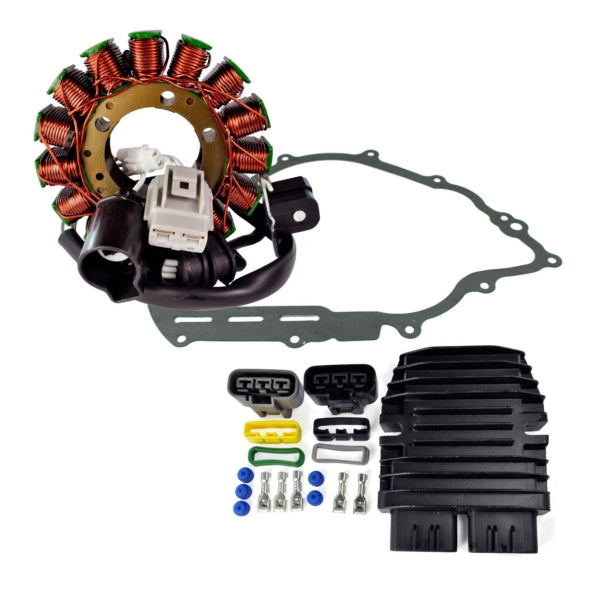 Kimpex HD Stator, Mosfet Regulator, Rectifier and Crankcase Gasket Kit Fits Yamaha - 225376