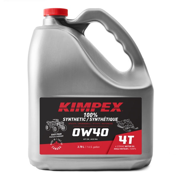 Kimpex 4-S100 0W40 Snowmobile/ATV Engine Oil 0W40