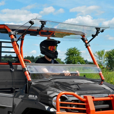 Super ATV Flip up Windshield Fits Kawasaki