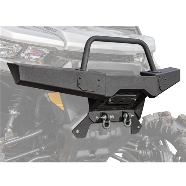 Super ATV Winch Ready Bumper Front - Steel - Fits Can-am