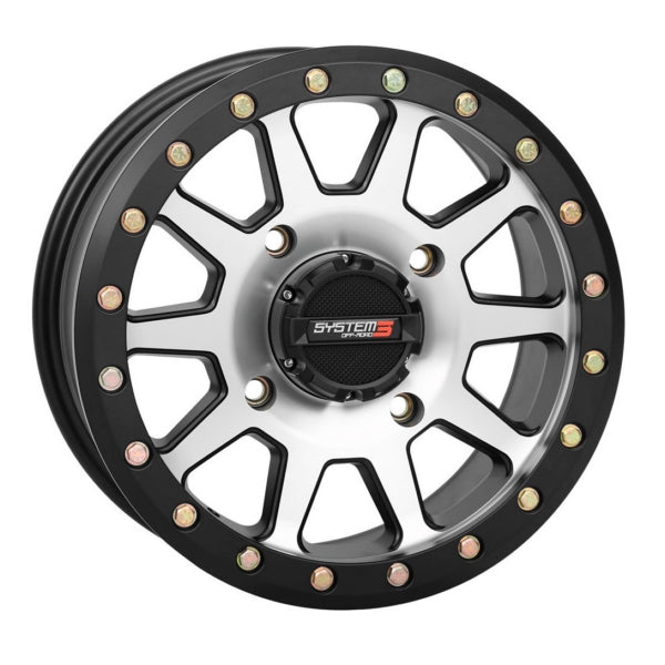 SYSTEM 3 OFF-ROAD SB-3 Beadlock UTV Wheel 14x7 - 4/137 - 5+2