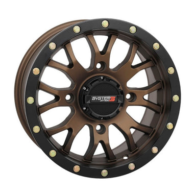 SYSTEM 3 OFF-ROAD ST-3 Simulated Beadlock UTV Wheel 14x7 - 4/156 - 5+2