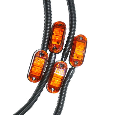 Dragon Fire Racing 4 Light Turn Signal Kit Flasher bulbs