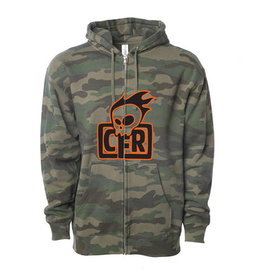 CFR Skull Logo Zip Up Hoodie (CLEARANCE)